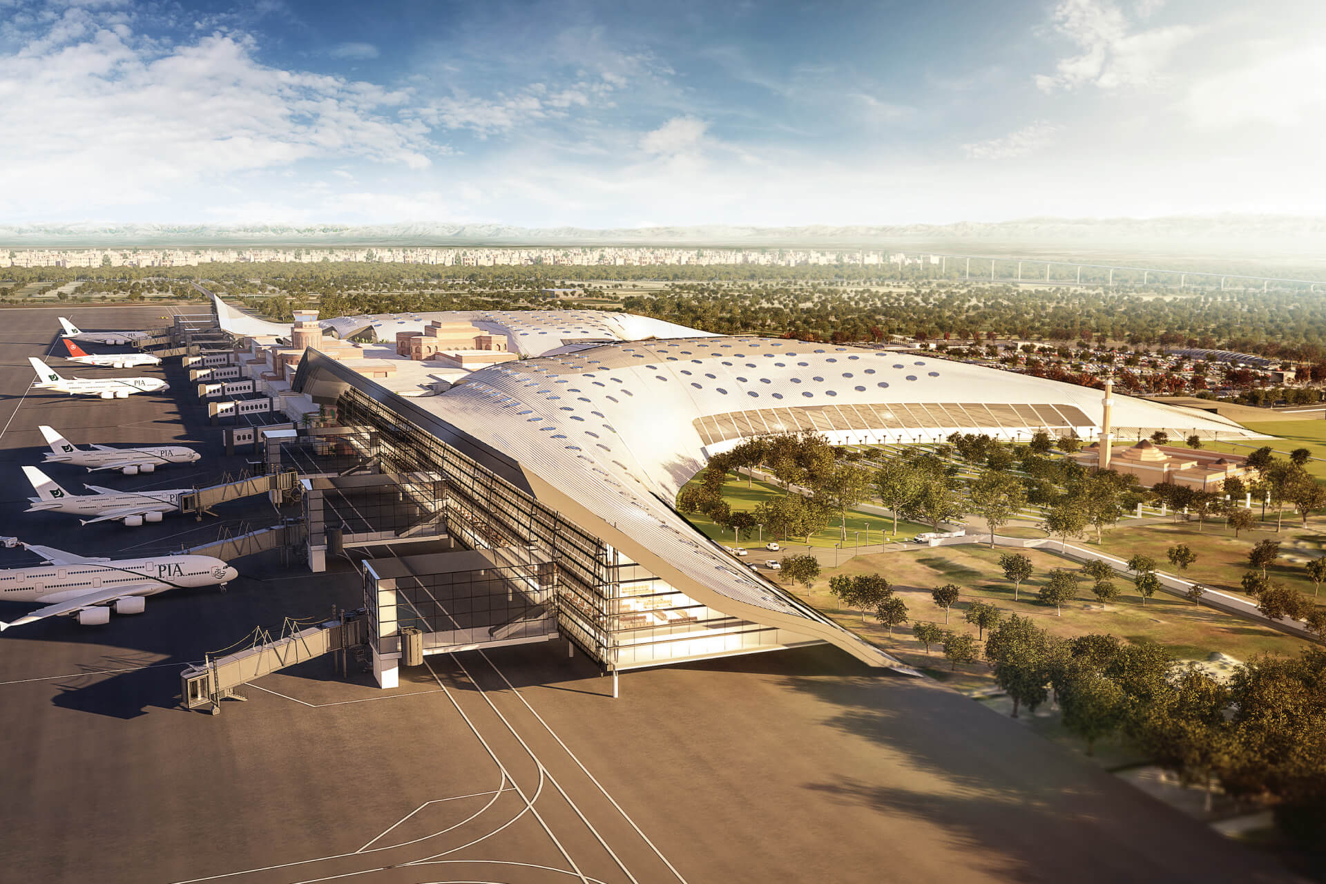 Allama Iqbal International Airport Extension